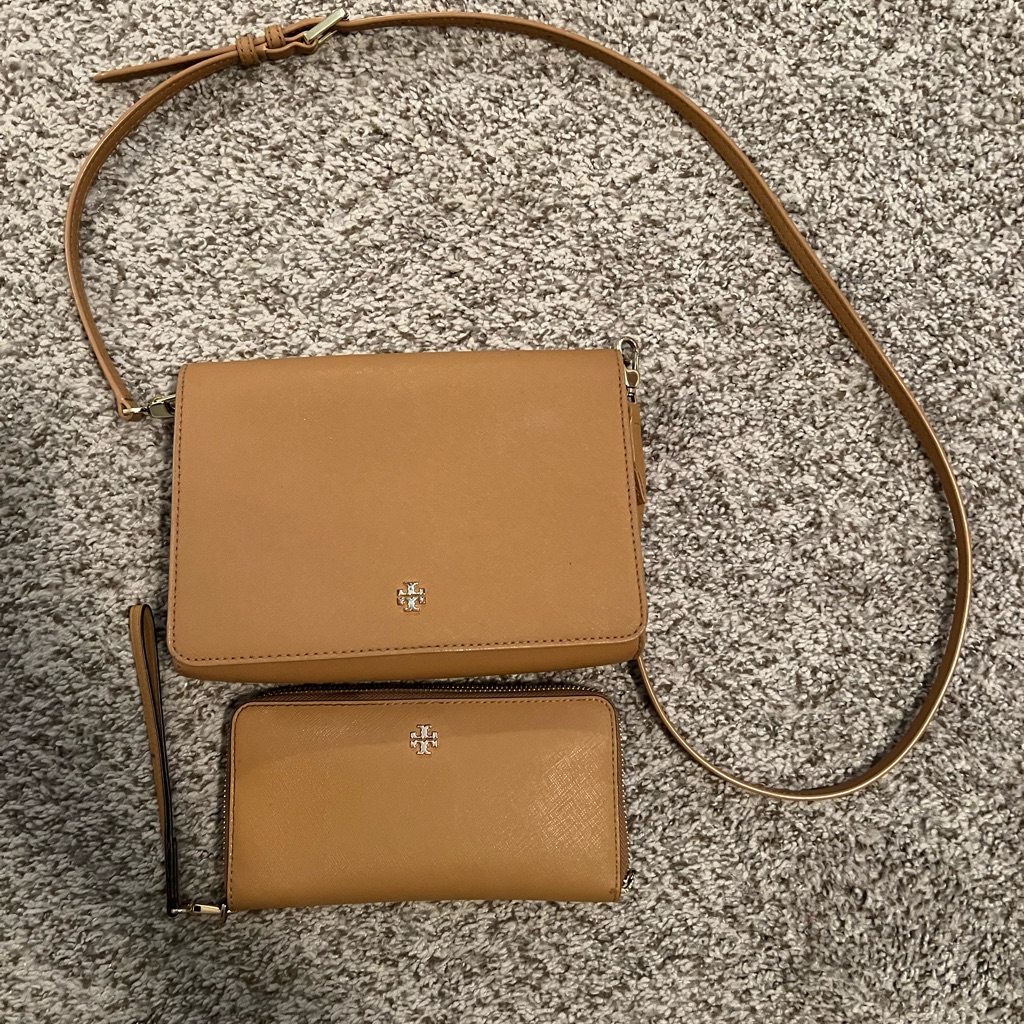 Tory Burch Crossbody And Matching Wallet